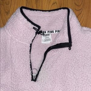PINK Sherpa Pullover